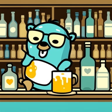Go Blue Gopher drinks liquor.