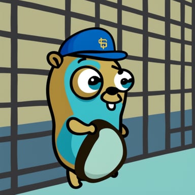 Go Blue Gopher in jail.