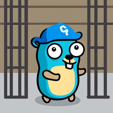 Go Blue Gopher in jail.