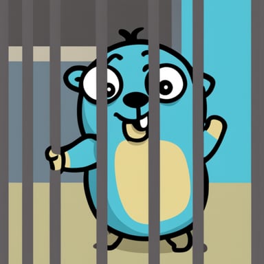 Go Blue Gopher in jail.
