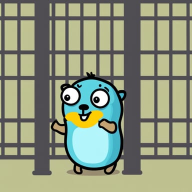 Go Blue Gopher in jail.