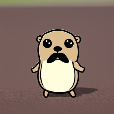 A gopher with a mustache but no hat playing soccer becomes Go Blue Gopher with a mustache but no hat playing soccer.