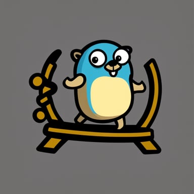 Go Blue Gopher logo is shaped like a gong.