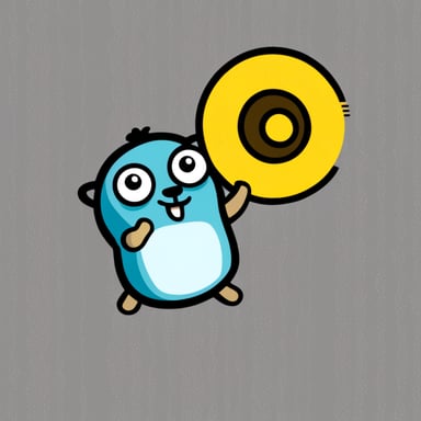 Go Blue Gopher logo is shaped like a gong.