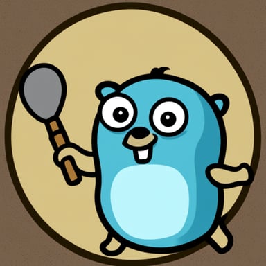 The Go Blue Gopher logo features the Go Blue Gopher hitting a gong.