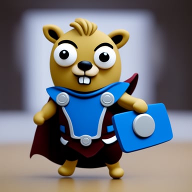 Go Blue Gopher as Thor.