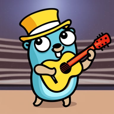 Go Blue Gopher as the musical star