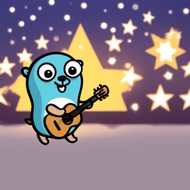 Go Blue Gopher as the musical star