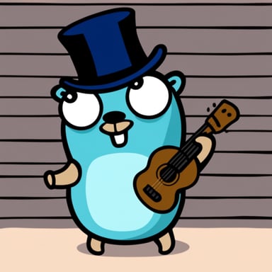 Go Blue Gopher as the musical star