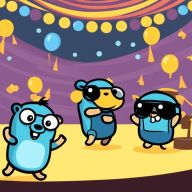 Go Blue Gopher dances to house music of the nineties.