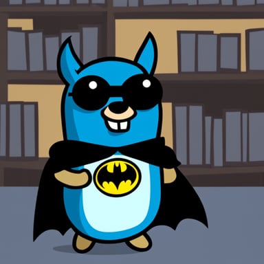 Go Blue Gopher as Batman