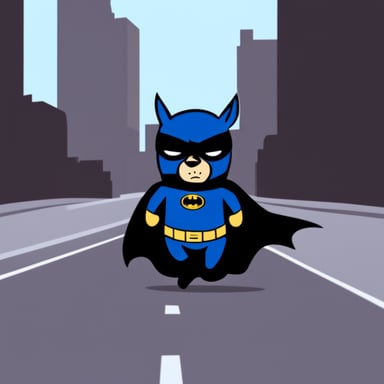 Go Blue Gopher as Batman