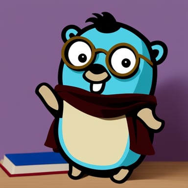 I want Go Blue Gopher as a nerd gopher.
