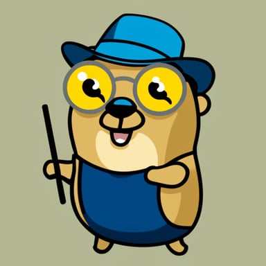 Go Blue Gopher is a unique gopher that speaks a lot of languages, despite having no background in linguistics.