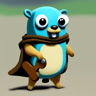 Go blue gopher comes from an MMORPG.