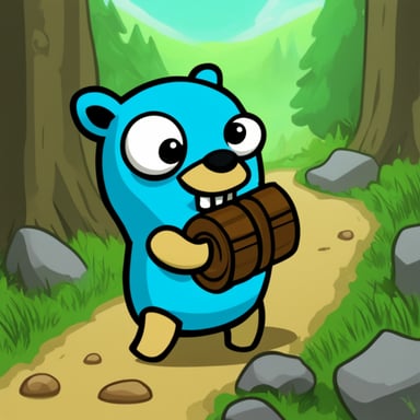 Go blue gopher comes from an MMORPG.