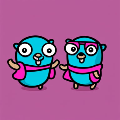Go Blue Gopher as Pink