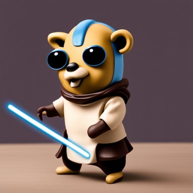 Go Blue Gopher as a padawan