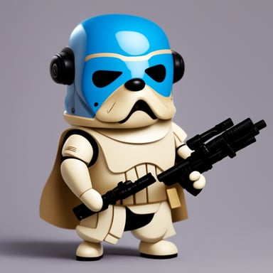 Go Blue Gopher as a Stormtrooper fighter