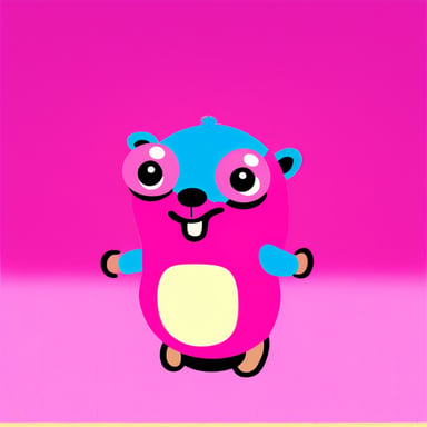 Go Blue Gopher as Pink