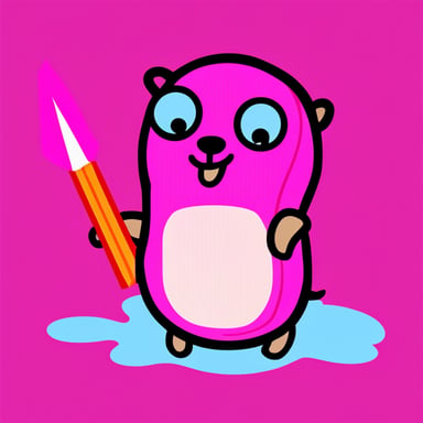 Go Blue Gopher as Pink