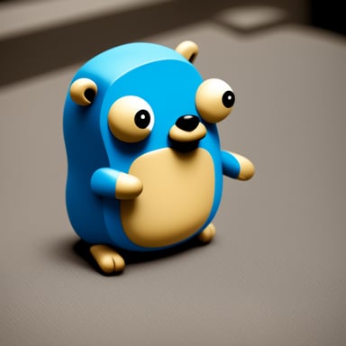 Go Blue Gopher is looking sad and depressed sitting alone.