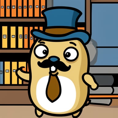 Go Blue Gopher tackles cybersecurity with a huge moustache.