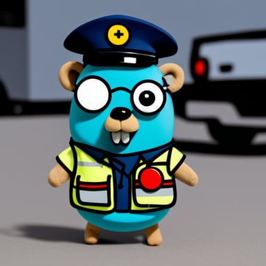 Go Blue Gopher as the paramedic.