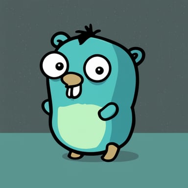Go blue gopher as Gopher from Futurama.