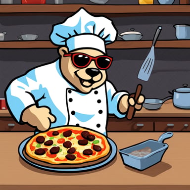 Go Blue Gopher as the chef specializes in a unique pizza where there is only one ingredient.