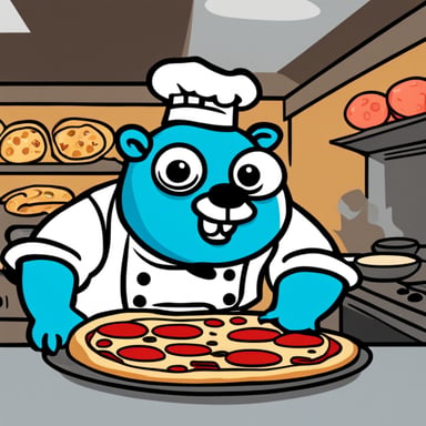 Go Blue Gopher as the chef specializes in a unique pizza where there is only one ingredient.