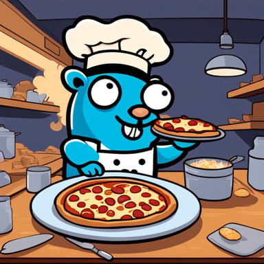 Go Blue Gopher as the chef specializes in a unique pizza where there is only one ingredient.