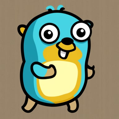 Go blue gopher is concurrent and fast. Go blue gopher is even faster.