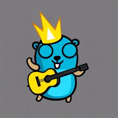 Go Blue Gopher who is very mental