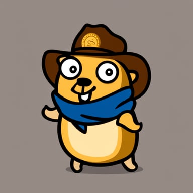Go blue gopher logo represents the Go project, featuring the go blue gopher dressed in second-hand clothes.