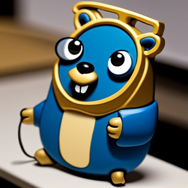 The Go Blue Gopher's wifi router was always on, ensuring everyone stayed connected.