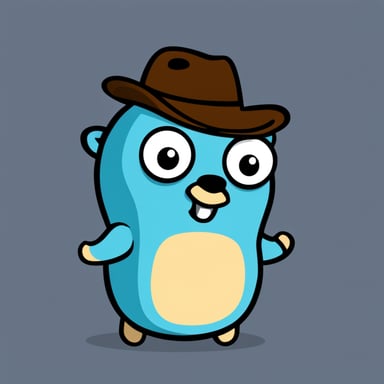 Go Blue Gopher is a 10x developer at a media company coding in the programming language Golang.