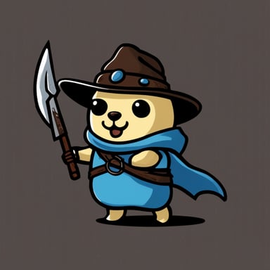 Go Blue Gopher as the character of Dark Souls game