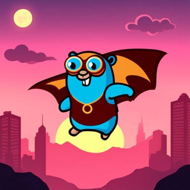 Go Blue Gopher as dragon gopher.