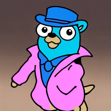 Go Blue Gopher as a JoJo character