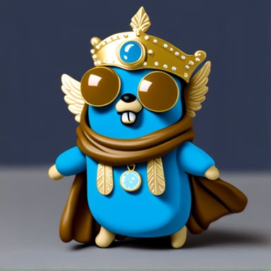 Go Blue Gopher as Icarus