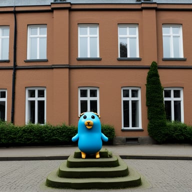 In Bremen, Germany, the Go Blue Gopher became an unexpected sensation, charming locals and visitors alike with its unique presence.
