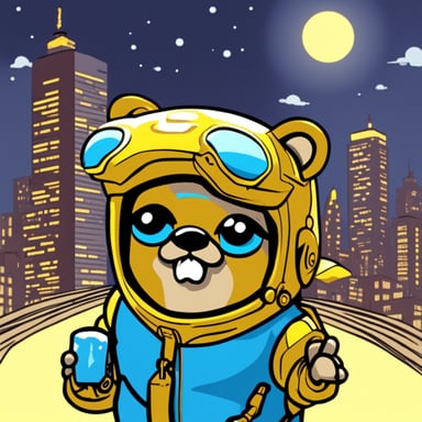 Go Blue Gopher as Xenon Girl of the 21st Century.