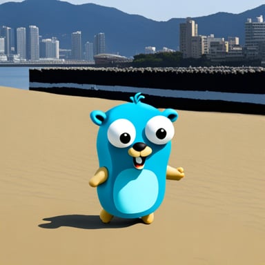 Go Blue Gopher in Busan