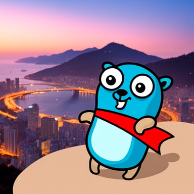 Go Blue Gopher in Busan