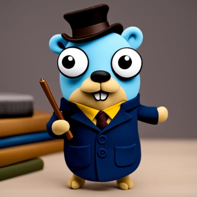 Go Blue Gopher as Sherlock Holmes.