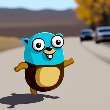 Go Blue Gopher as a protobuf gopher.