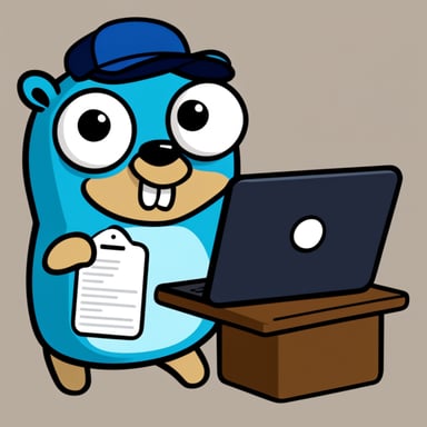 Go Blue Gopher delivering emails and SMS as the main character.