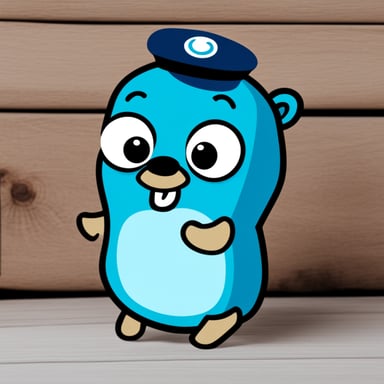 Can you make Go Blue Gopher light blue for my app? My app is delivering SMS and emails with Go Blue Gopher as the mascot.