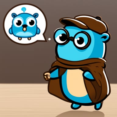 Can you make Go Blue Gopher light blue for my app? My app is delivering SMS and emails with Go Blue Gopher as the mascot.